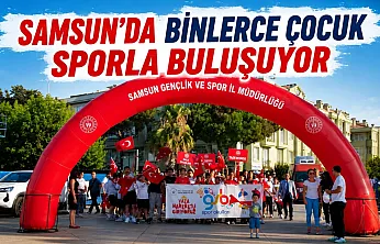 Samsun'da yaz spor okulları coşkuyla açıldı