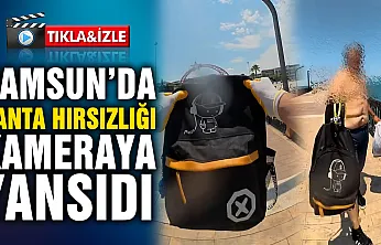 Samsun'da Yüzen Adamın Çantasını Alıp Kaçmaya Çalıştı