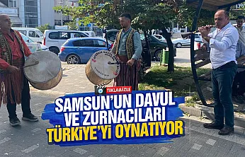Samsun geleneği, bir davul, bir zurna