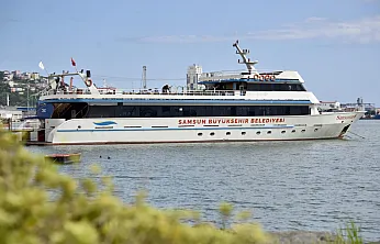 Samsun gezinti gemileri yeni sezonda turlara başladı