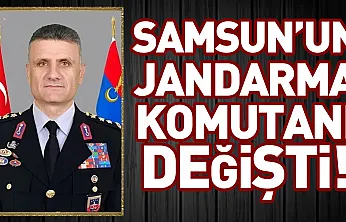 Samsun İl Jandarma Komutanlığı'nda görev değişimi! Yeni komutan belli oldu