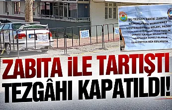 Samsun İlkadım'da pazarcının tezgâhı kapatıldı