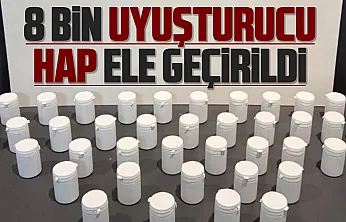 Samsun İlkadım'da uyuşturucu operasyonu 8 bin sentetik ecza ele geçirildi