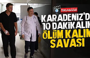 Samsun sahilinde boğulma tehlikesi atlatan genç kurtuldu