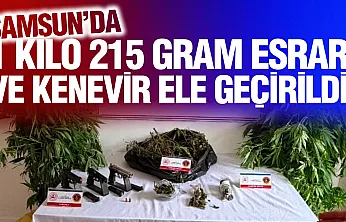 Samsun Salıpazarı'nda uyuşturucu operasyonu