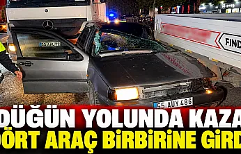 Samsun Tekkeköy'de 4 araçlı zincirleme kaza