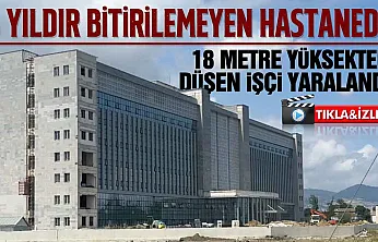 Samsun Tekkeköy Devlet Hastanesi'nde iş kazası
