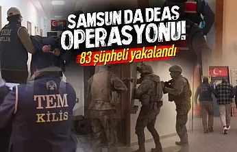 Samsun'un da aralarında olduğu 28 ilde DEAŞ operasyonu