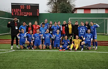 Samsun'un kızları farklı kazandı