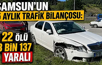 Samsun'un Mayıs ayı trafik kazası bilançosu: 2 ölü, 765 yaralı