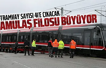 Samsun'un Raylı Sistem Filosuna üçüncü tramvay katıldı