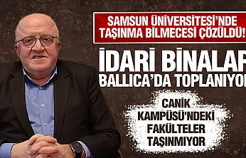 Samsun Üniversitesi'nde Ballıca'ya taşınma iddiasına Rektör Aydın'dan net yanıt
