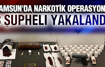 Samsunda Dev Narkotik Operasyonu