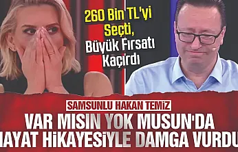 Samsunlu Hakan Temiz, Var Mısın Yok Musun'a damga vurdu!