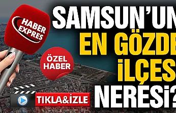 Samsunlular şehrin en gözde ilçesini belirledi