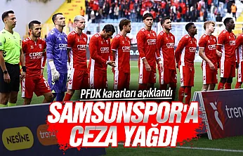 Samsunspor'a para ve blokaj cezası