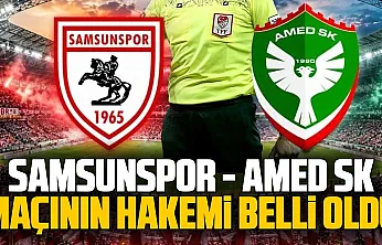 Samsunspor - Amed SK maçı hakemi Kadir Sağlam