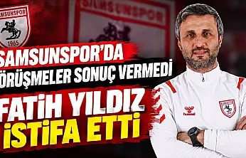 Samsunspor'da Fatih Yıldız dönemi sona erdi