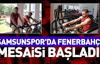 Samsunspor'da Gözler Fenerbahçe maçına çevrildi