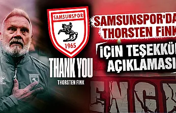 Samsunspor'da Thorsten Fink dönemi resmen sona erdi: Teşekkür mesajı yayımlandı