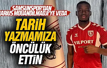 Samsunspor'dan Marius Mouandilmadji'ye veda mesajı