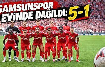 Samsunspor evinde dağıldı: 5-1