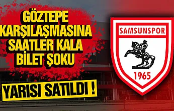 Samsunspor - Göztepe maçına saatler kala tribünlerde büyük boşluk