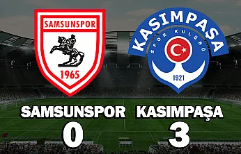 Samsunspor İstanbul'dan 3-0 mağlup ayrıldı