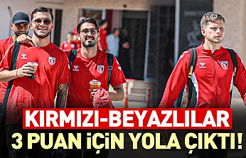 Samsunspor, Kocaelispor deplasmanı için yola çıktı