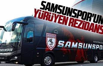 Samsunspor takım otobüsü sosyal medyada