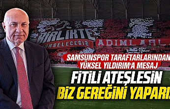 Samsunspor taraftarından birlik ve beraberlik açıklaması