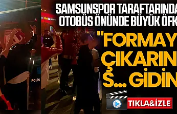 Samsunspor taraftarından takıma sert tepki