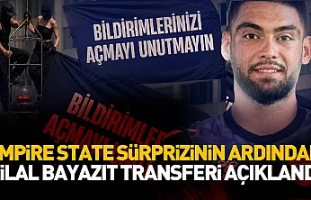 Samsunspor'un Empire State sürprizinin ardından Bilal Bayazıt transferi açıklandı