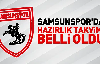Samsunspor'un Hazırlık Programı Belli Oldu