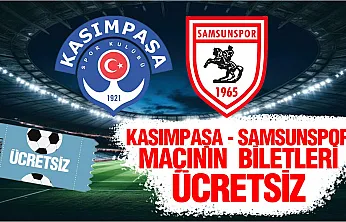 Samsunspor'un Kasımpaşa maçı biletleri ücretsiz dağıtılacak
