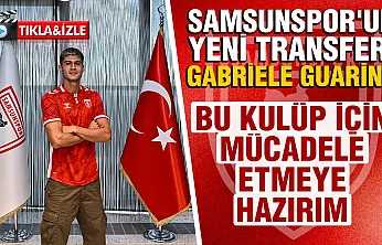 Samsunspor'un yeni transferi Gabriele Guarino