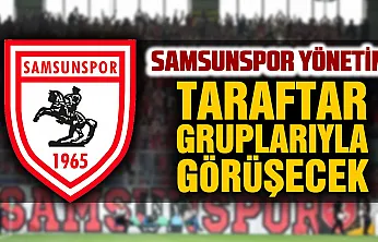 Samsunspor yönetimi ve taraftar grupları Nuri Asan Tesisleri'nde bir araya geliyor