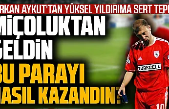 Samsunsporlu eski futbolcu Serkan Aykut'tan sert paylaşım