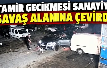 Sanayi sitesinde kanlı tamir kavgası