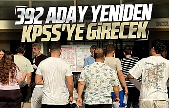 Şanlıurfa'da 392 aday KPSS'ye yeniden girecek