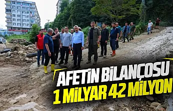 Sel ve heyelanın bilançosu açıklandı toplam hasar 1 milyar 42 milyon lira