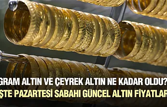 Serbest piyasada altın fiyatları güne nasıl başladı?