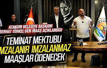 Serhat Türkel 'Maaş ödemeleri teminat mektubunun ardından yapılacak'