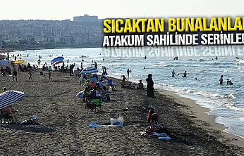 Serinlemek isteyen vatandaşlar sahile akın etti