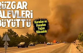 Seydikemer'de kritik müdahale sürüyor! Fethiye-Antalya karayolu kapatıldı