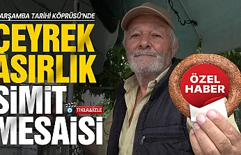 Tarihi Köprü'de Çeyrek asırdır ekmeğini kazanıyor