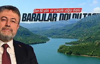 Tarım ve Orman Bakanı Yumaklı: 'Barajlarımızın aktif doluluk oranı yüzde 81,5'e ulaştı'