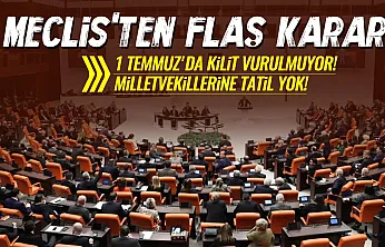 TBMM tatili ertelendi! Meclis 1 Temmuz'dan sonra da çalışacak