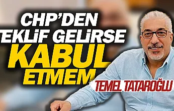Temel Tataroğlu, 'Adresim YENİ Parti'