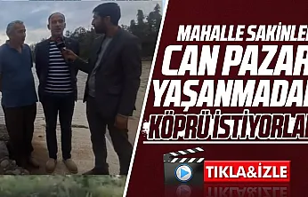 Terme'de vatandaşlar yıllardır köprü bekliyor